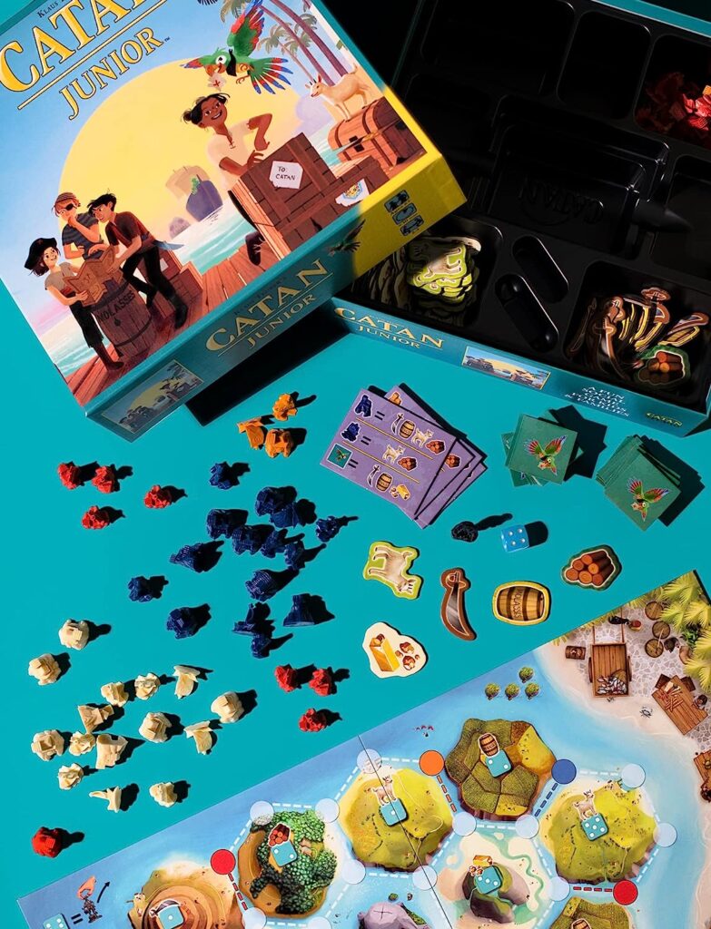 CATAN Junior Board Game | Civilization Building Strategy Game | Adventure Game | Fun Family Game for Kids and Adults | Ages 6+ | 2-4 Players | Average Playtime 30 Minutes | Made by CATAN Studio