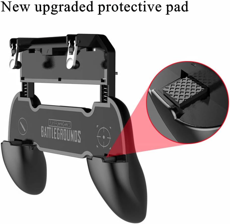 COOBILE Mobile Game Controller for PUBG Mobile Controller L1R1 Mobile Game Trigger Joystick Gamepad for iOS  Android Phone(W10 update)
