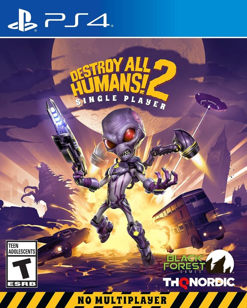 Destroy All Humans! 2 - Reprobed: Single Player for PlayStation 4