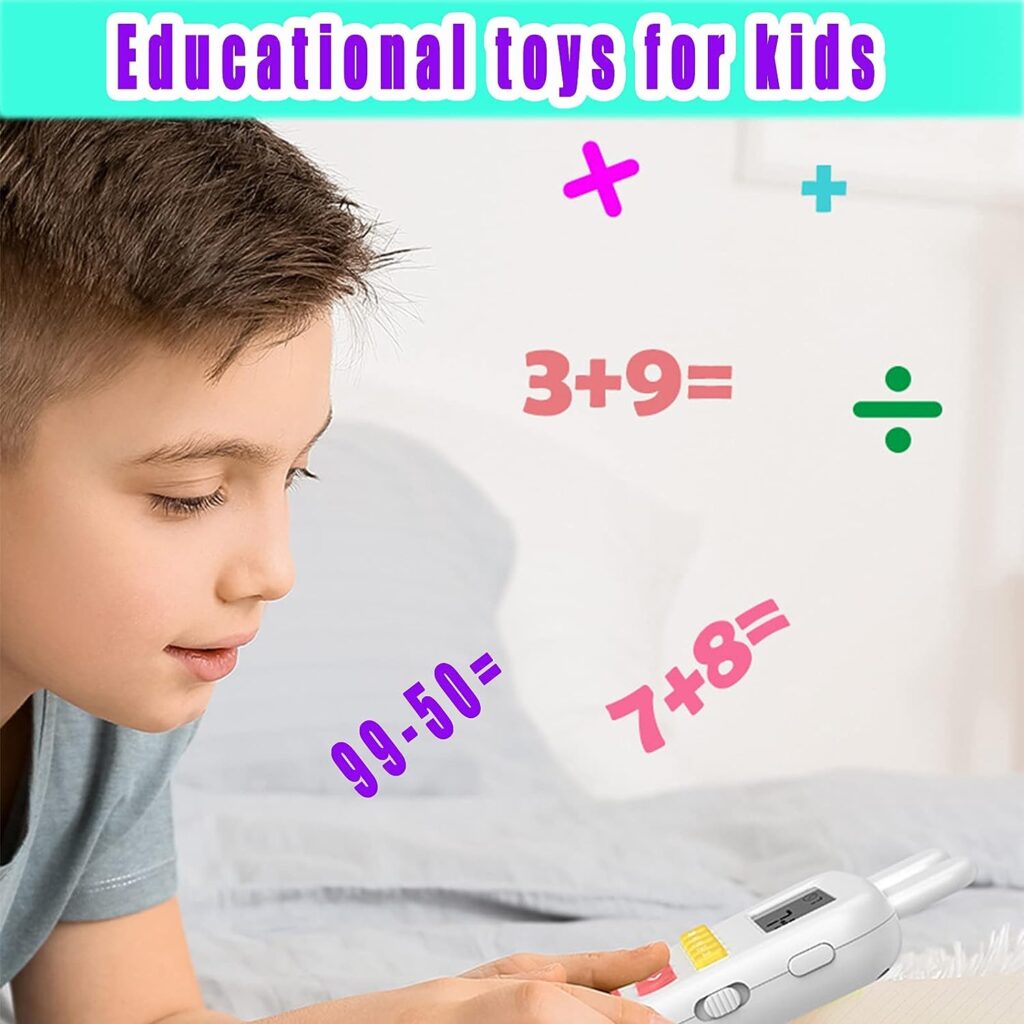 Electronic Math Games for Kids Ages 4+,Addition,Subtraction,Multiplication  Division,Calculator for Kids,Birthday Stocking Stuffers for Boys Girls