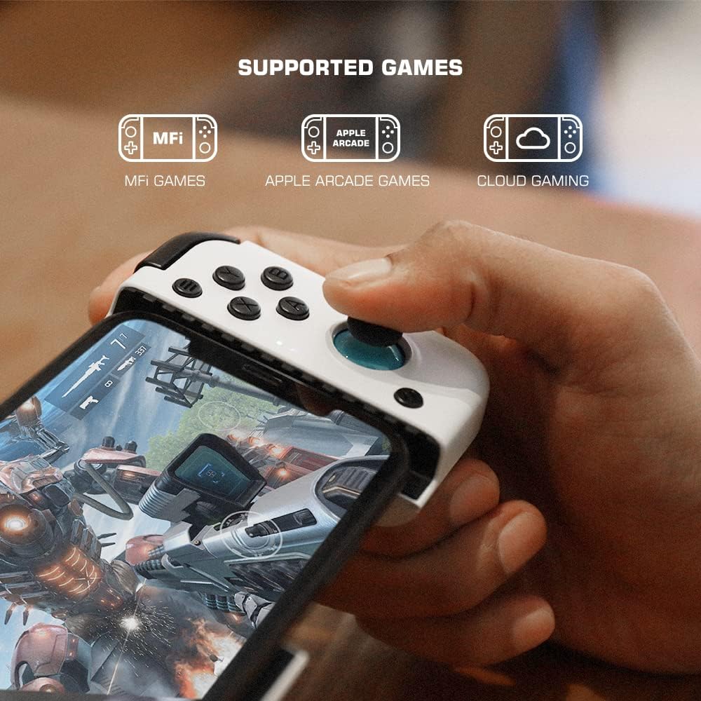 GameSir X2 Lightning Mobile Gaming Controller, Phone Controller for iPhone iOS, Wireless Mobile Game Controller Grip Support Xbox Game Pass, xCloud, Stadia, Vortex and More