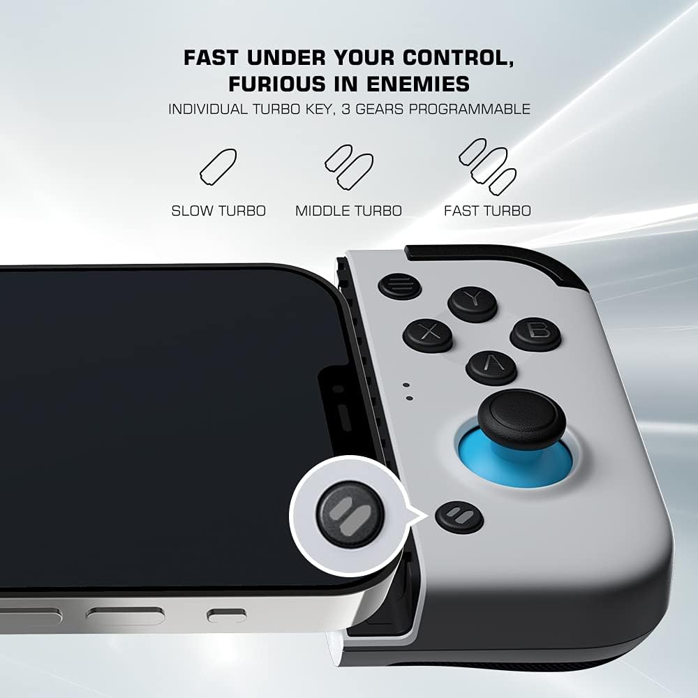 GameSir X2 Lightning Mobile Gaming Controller, Phone Controller for iPhone iOS, Wireless Mobile Game Controller Grip Support Xbox Game Pass, xCloud, Stadia, Vortex and More