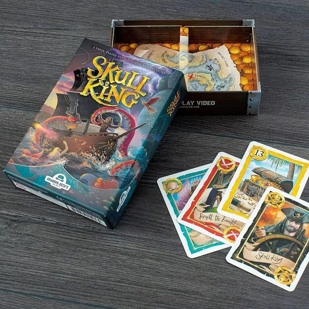 Grandpa Becks Games Skull King - The Ultimate Pirate Trick Taking Game | from The Creators of Cover Your Assets  Cover Your Kingdom | 2-8 Players 8+