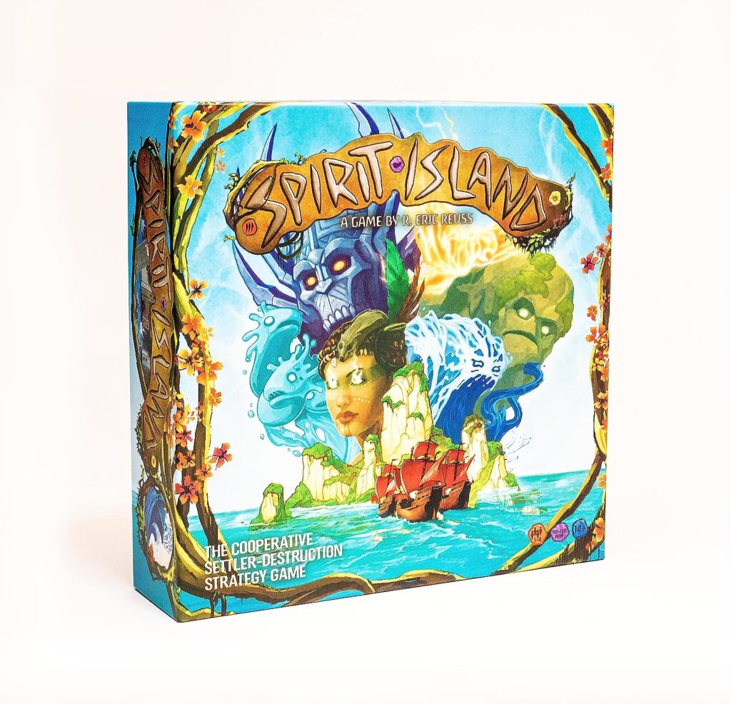 Greater Than Games Spirit Island Core Board Game, 4 players