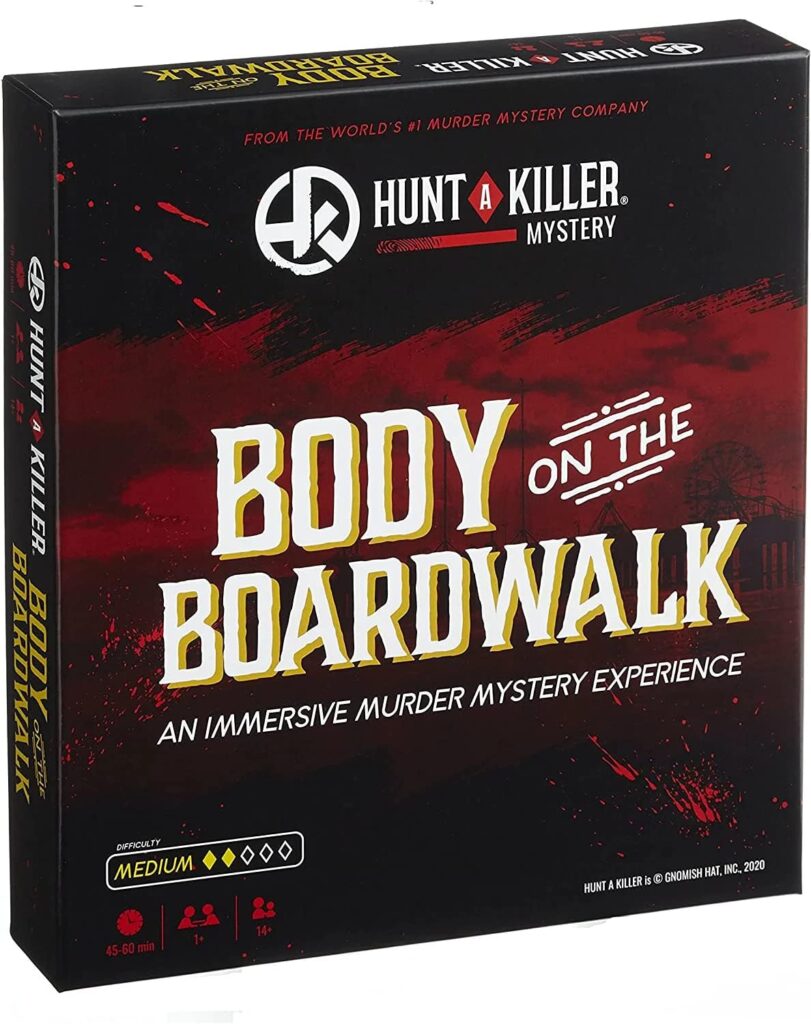 Hunt A Killer Body On The Boardwalk, Immersive Murder Mystery Game -Take on The Unsolved Case for Independent Challenge, Date Night, or with Family  Friends as Detectives , Age 14+