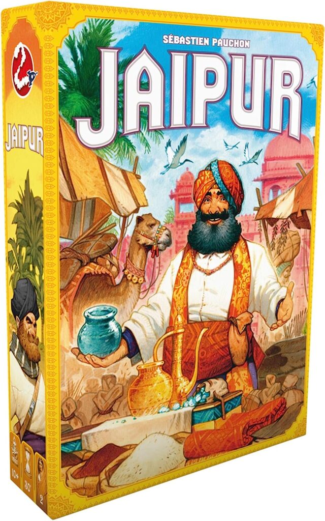 Jaipur Board Game (New Edition) | Strategy Game for Adults and Kids | Trading, Fun Tactical Game | Ages 10 and up | 2 Players | Average Playtime 30 Minutes | Made by Space Cowboys