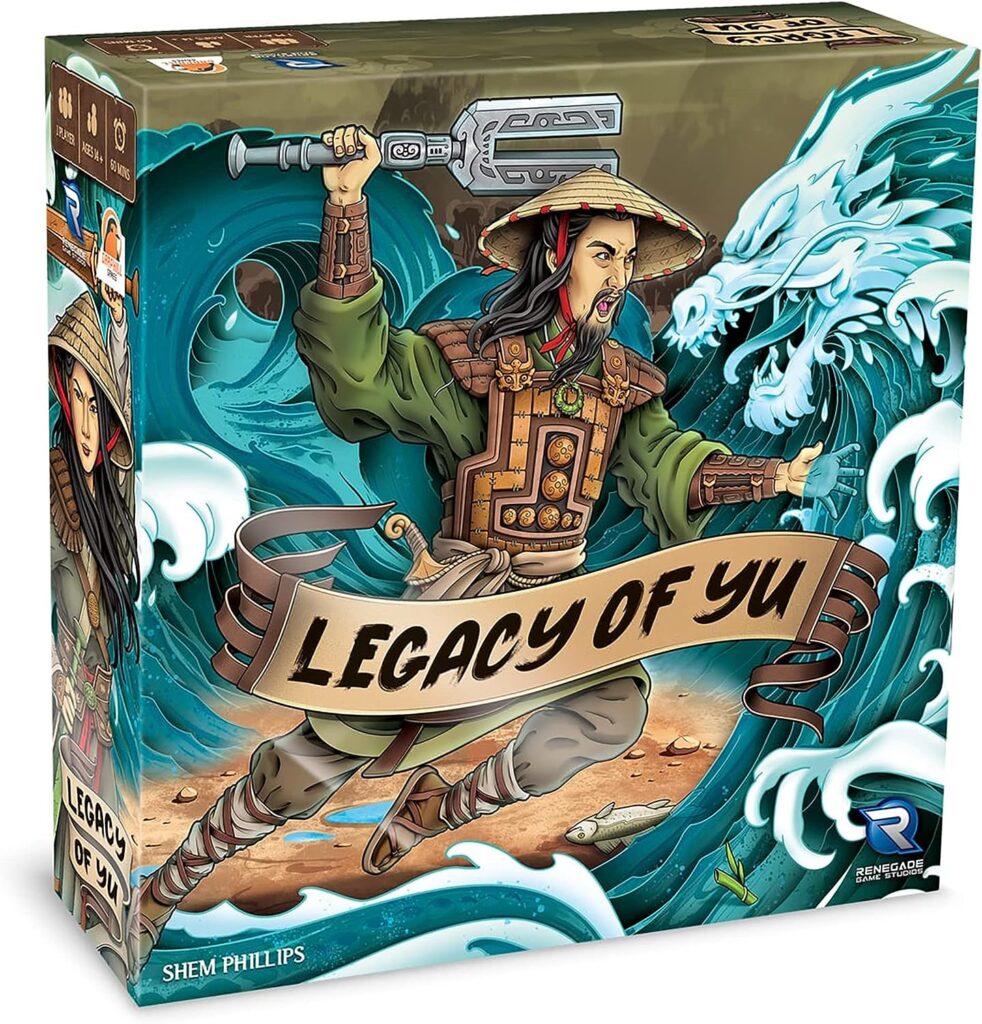 Legacy of Yu - Solo Campaign Style Board Game, Set in Ancient China, Garphill Games, Renegade, Ages 14+, 1 Player
