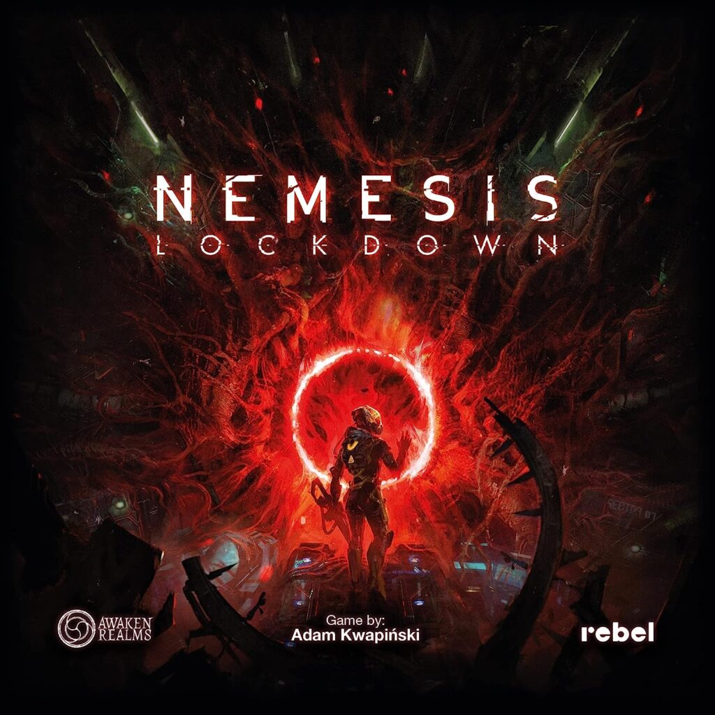 Nemesis Lockdown Board Game | Sci-Fi Horror Miniatures Game | Strategy | Cooperative Adventure Game for Adults and Teens | Ages 14+ | 1-5 Players | Avg. Playtime 90-180 Minutes | Made by Rebel