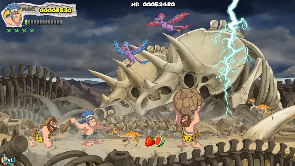 New Joe and Mac: Caveman Ninja - T-Rex Edition (PS5)