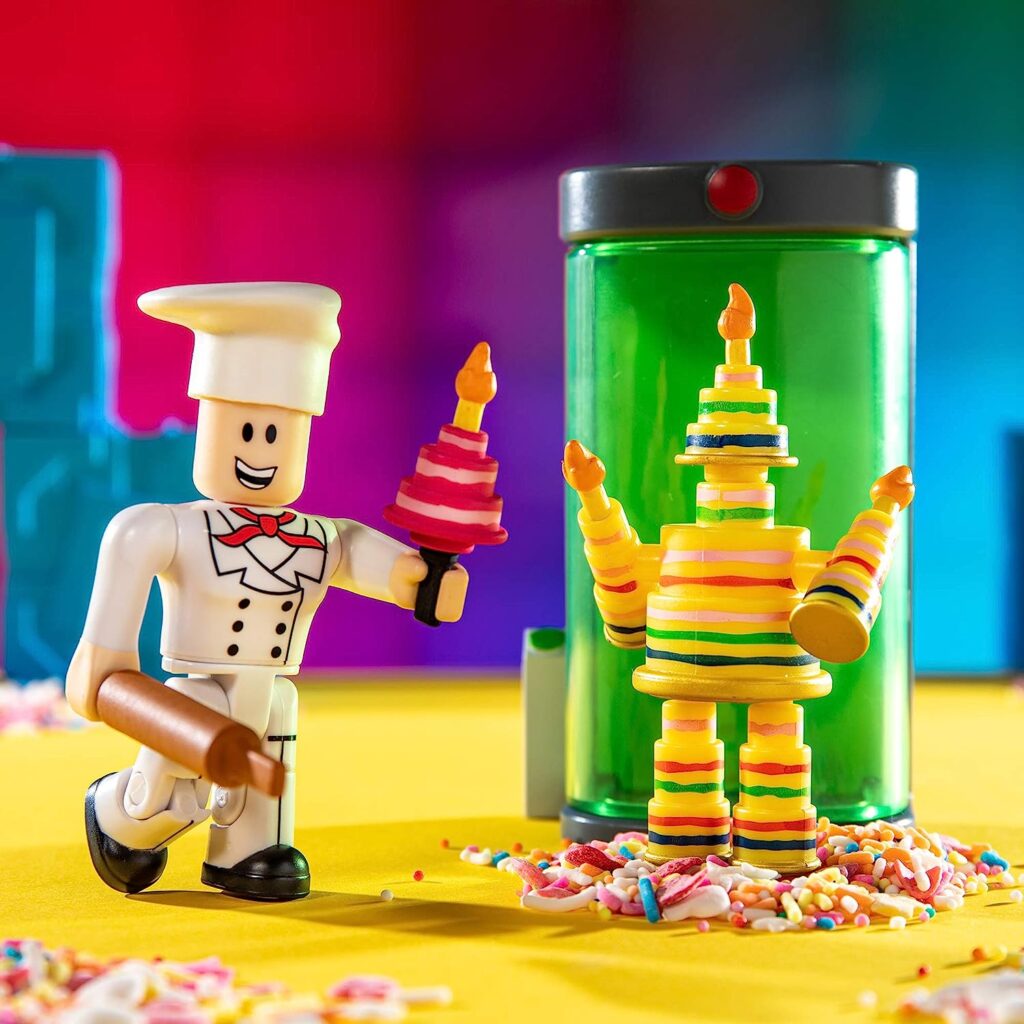 Roblox Action Collection - Make a Cake: Cake Monster Catastrophe! Game Pack [Includes Exclusive Virtual Item]