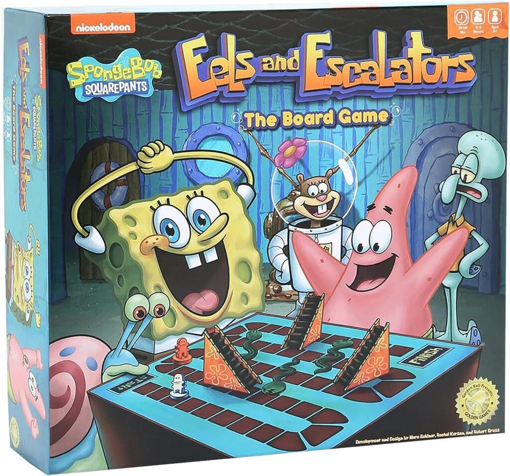 Spongebob Squarepants Eels and Escalators Board Game