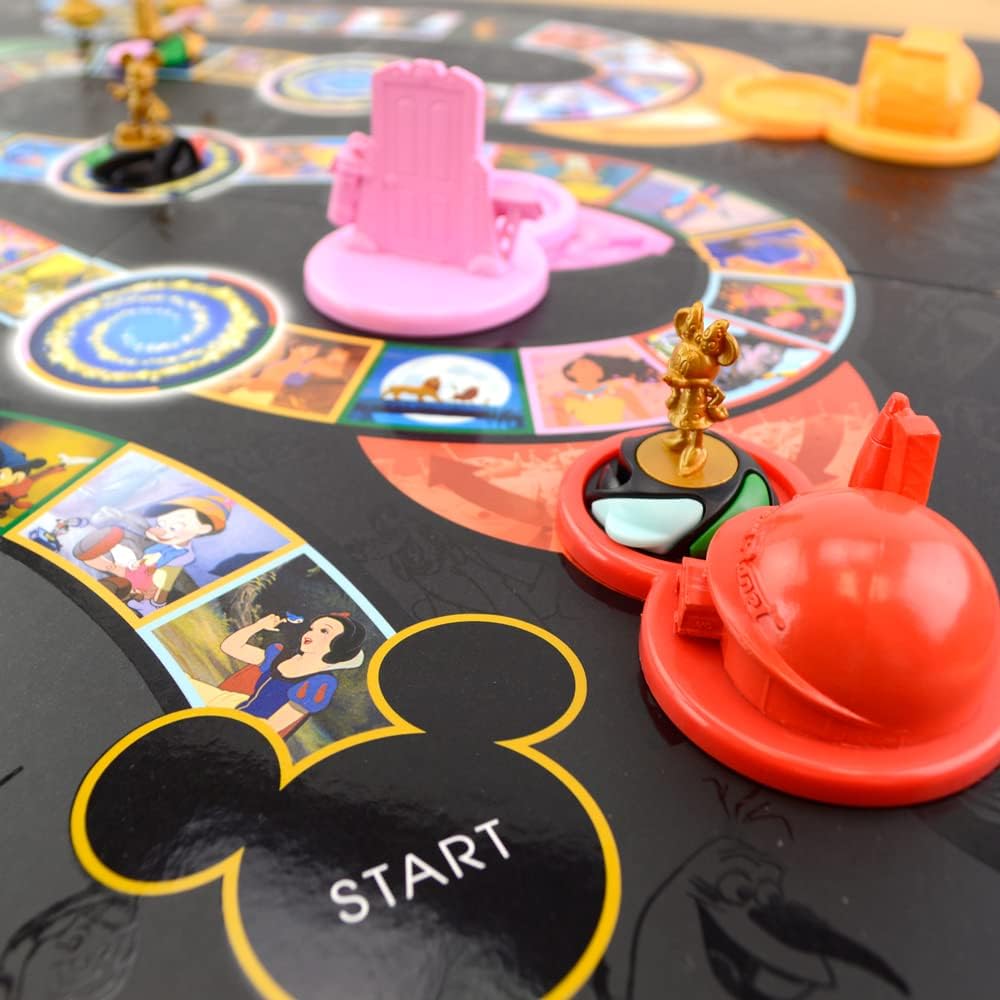 The Magical World of Disney Trivia — 2,000 Questions — Special Cards for Children to Play! — Features Disney and Pixar Sketch Art and 3D Board Elements — Collectible —8 Players, Ages 6+