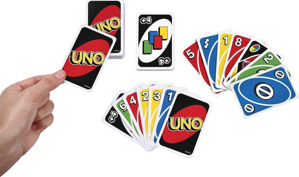 UNO Card Game for Family Night, Travel Game  Gift for Kids in a Collectible Storage Tin for 2-10 Players (Amazon Exclusive)